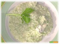 Risotto verde al sedano e gorgonzola da La Prova del Cuoco