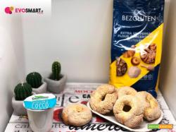 Ciambelle senza glutine con yogurt a mango
