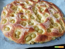 Focaccia dolce all’uva