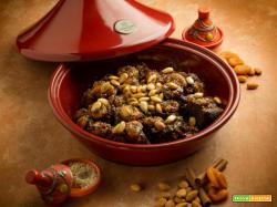Dal Marocco: tajine di manzo con albicocche e mandorle
