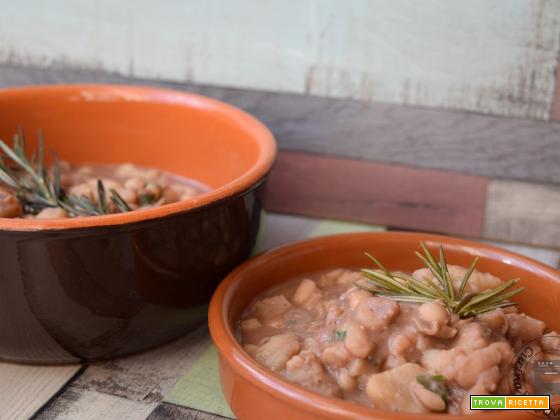 Zuppa di castagne, porcini e fagioli