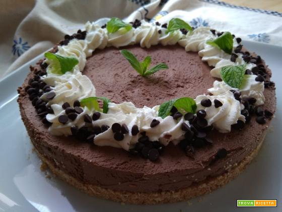 cheesecake al cioccolato senza cottura