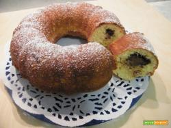 ciambella latte condensato e nutella