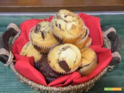 muffin cacao e vaniglia