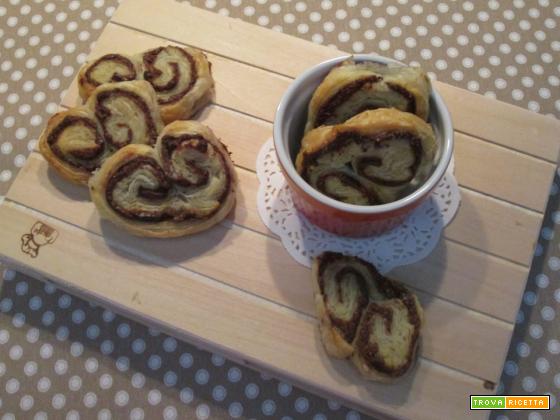 ventagli di sfoglia alla nutella e cocco