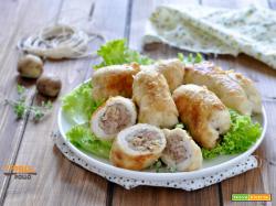 Involtini di tacchino alle castagne