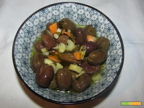 Ricetta – Olive verdi condite