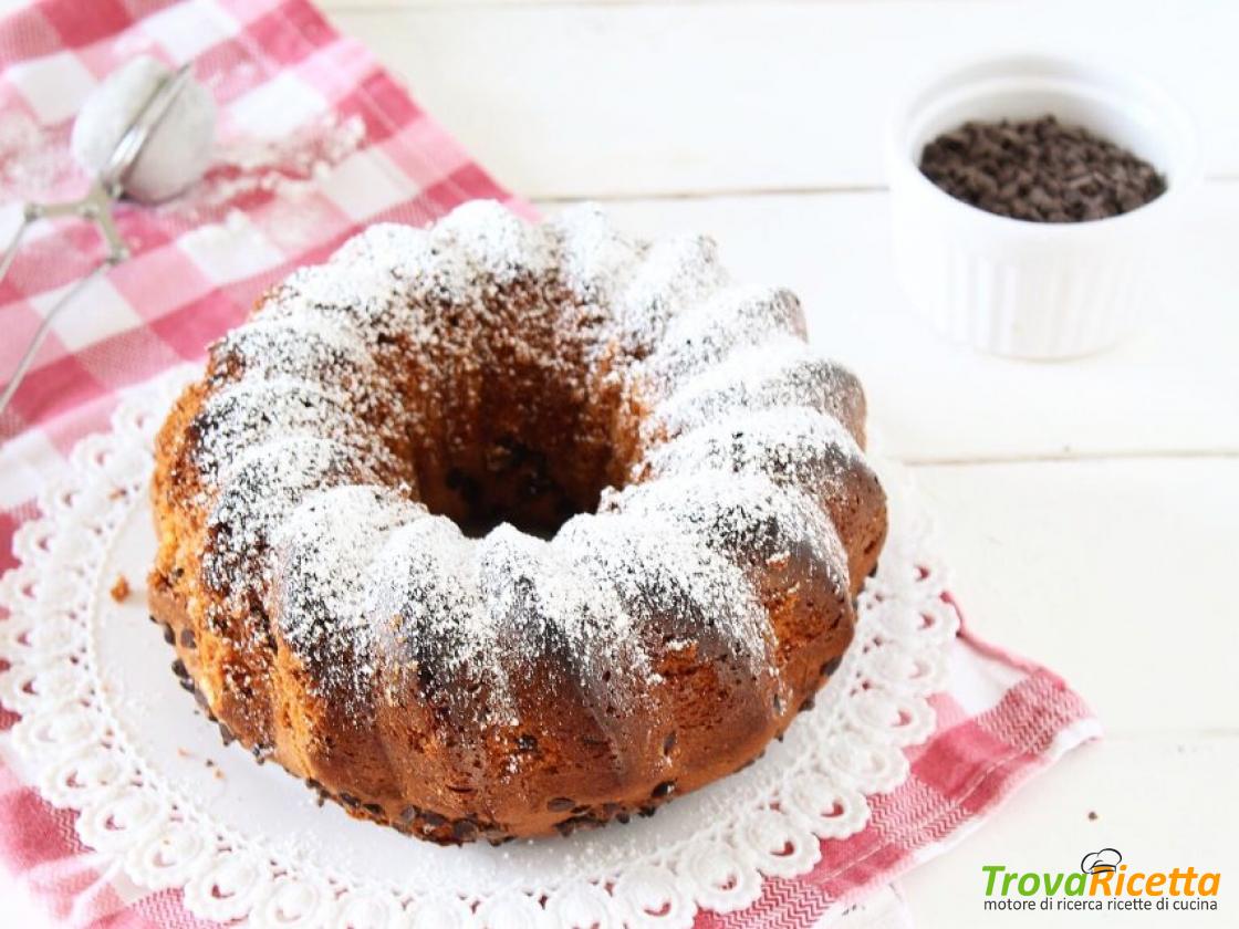 Ciambella Alle Noci E Gocce Di Cioccolato Ricetta Trovaricetta Com