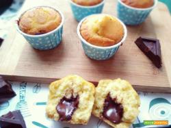 muffin senza glutine con cuore fondente ricetta
