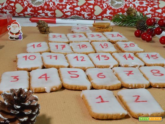 Calendario dell’Avvento di biscotti