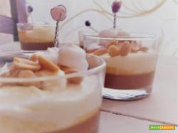 Mousse al cioccolato bianco e caramello