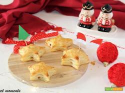 Stelline ripiene di ricotta e salame