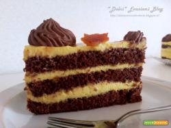 Torta Zabaione Chantilly, Namelaka al Cioccolato e Arancia