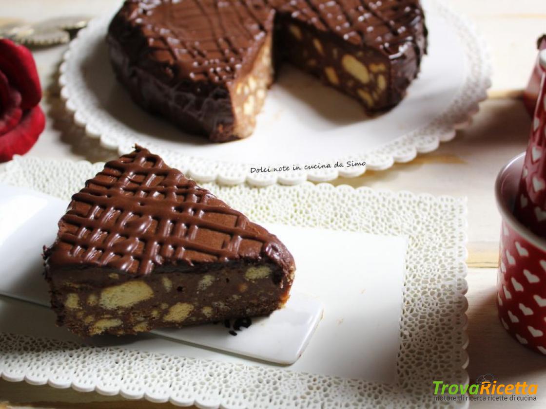 Torta Di Biscotti Al Cioccolato Gianduia Senza Cottura Ricetta Trovaricetta Com