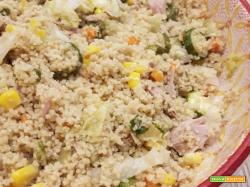 COUS COUS INTEGRALE CON TONNO E VERDURE