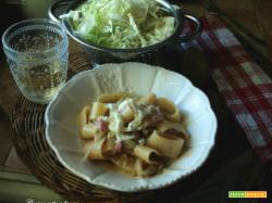 CALAMARATA  VERZA , PANCETTA E BURRATA