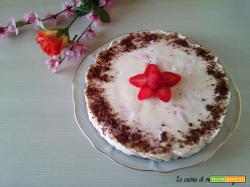 Torta fredda Pan di Stelle mascarpone e fragole - Fresca e delicata