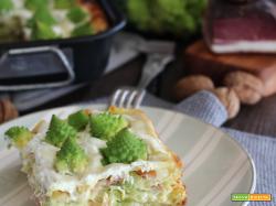 Lasagne con Besciamella di Robiola, Broccolo romanesco e Speck