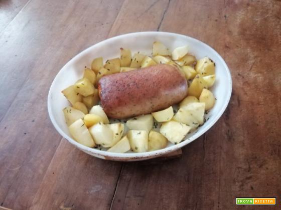 Polpettone al forno con patate