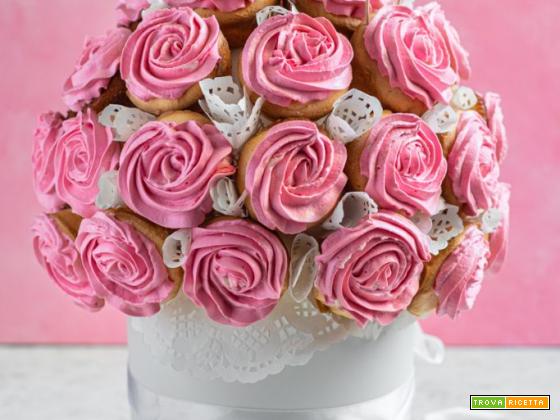 Bouquet di cupcake rose: ricetta con tutorial