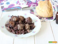 Salsiccia con radicchio all’aceto balsamico