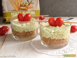 Cheesecake Salata in bicchiere con Gris Mini di Inglese