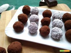 tartufi mascarpone e cioccolato