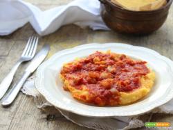 Polenta al sugo di baccalà alla umbra