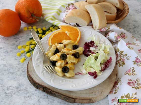 Pollo all’arancia e olive, un’idea per la Festa della Donna