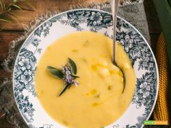 Crema di Porri e Patate Vegan | Creamy Vegan Potato Leek Soup