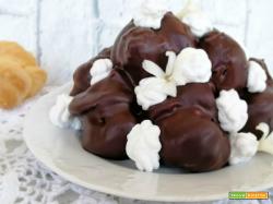 Profiterole con crema pasticcera