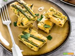 Frittata di Ceci e Asparagi al forno Farifrittata | Vegan Chickpea Asparagus Frittata