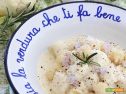 Gnocchi di Cavolfiore con salsa alla Robiola