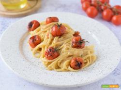 Pasta al Parmigiano e Pomodorini Grigliati