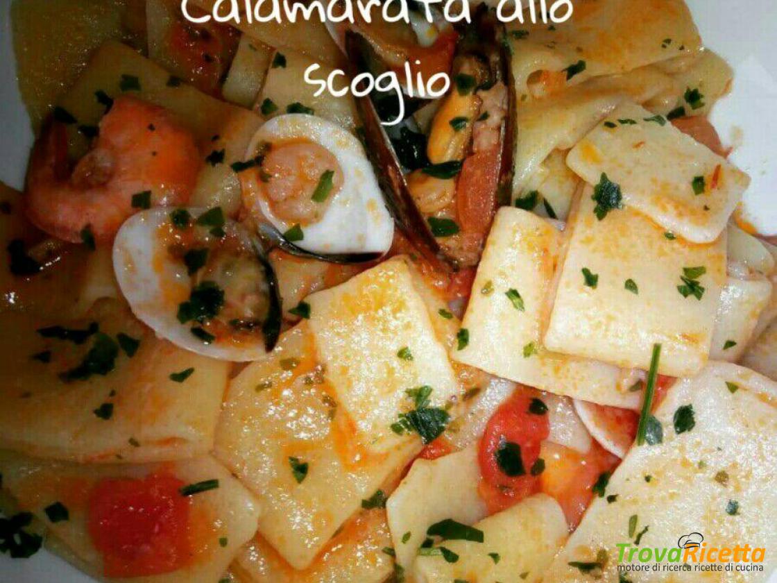 Calamarata Allo Scoglio Ricetta Trovaricetta Com