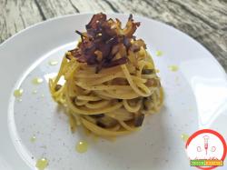 Carbonara di melanzane