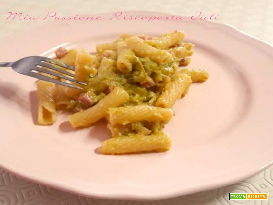 Carbonara con zucchina siciliana