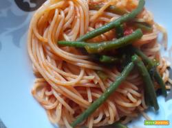 Spaghetti e fagiolini