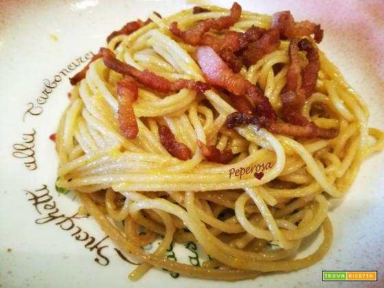 Spaghetti alla carbonara (Ricetta originale)