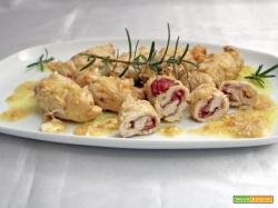 Involtini di pollo in bianco
