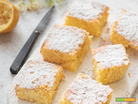 Brownies al limone: ricetta facile e veloce
