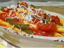 Pasta pomodoro ‘nduja e fagiolini