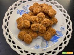 Biscotti con farina di frumento e di avena integrali, impastati col Companion Moulinex