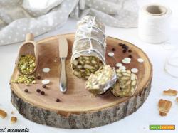 Salame di cioccolato al pistacchio