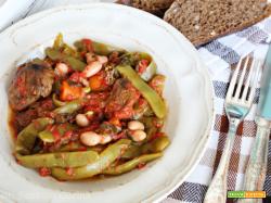 Fagiolini alla greca (con carne)