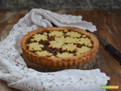Crostata con confettura di arance e noci pecan