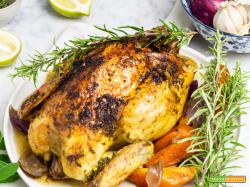 POLLO AL FORNO CON PATATE DOLCI