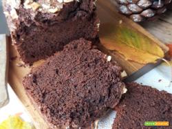 Plumcake yogurt greco e cioccolato fondente