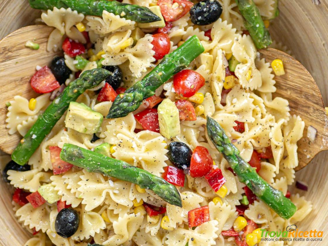 Insalata di pasta vegana con vinaigrette al limone - Ricetta |  