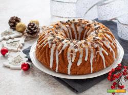 Ciambella di Natale glassata